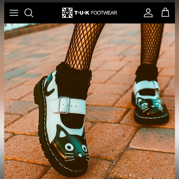 tuk Shoes - TUK kitty Mary Jane platforms